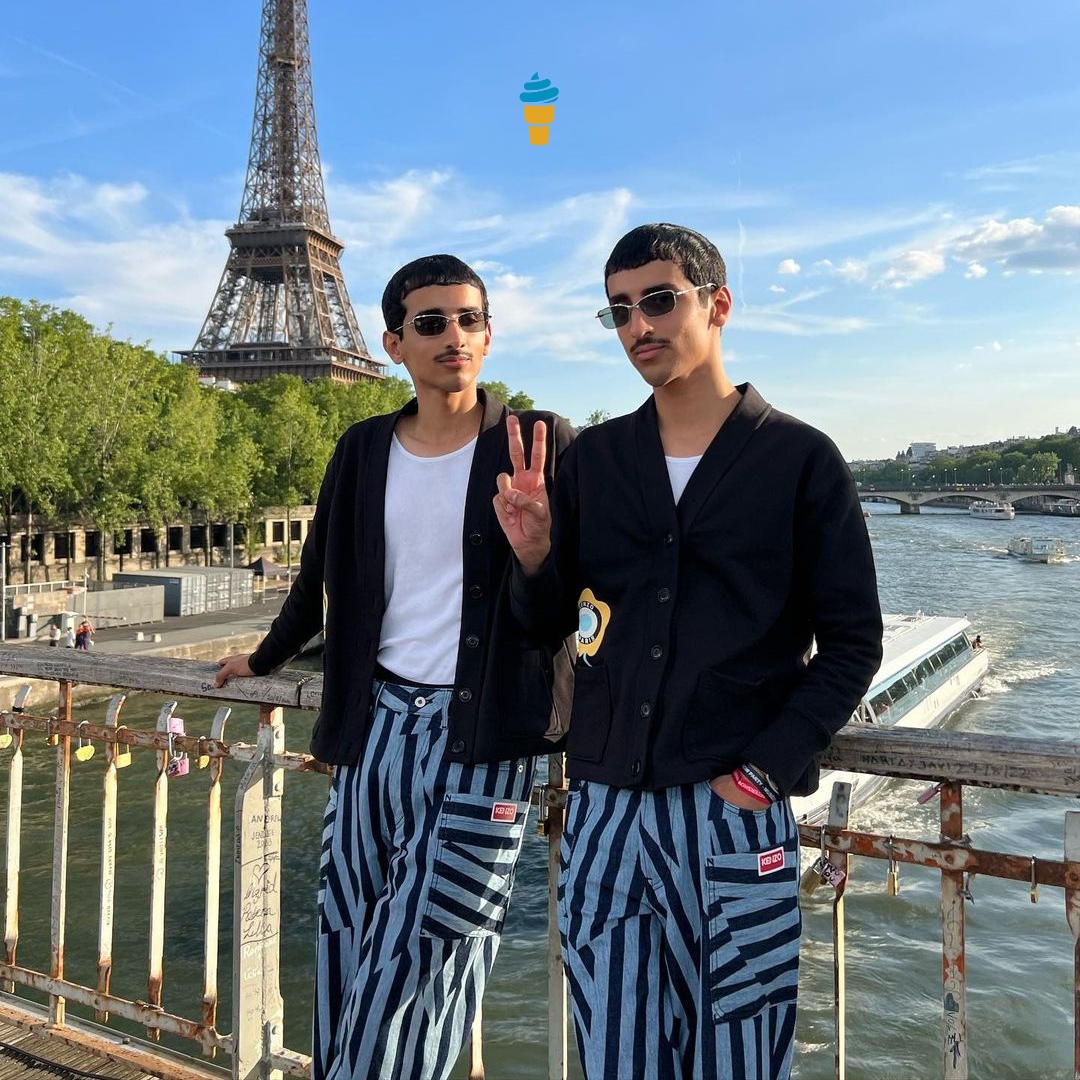 ScoopEmpire's tweet photo. @twinshadban, notable Emirati fashion aficionados, have established their presence in the fashion industry by hitting up major runways such as @dior, @kenzo or @givenchy. https://t.co/N9EzPkItO6