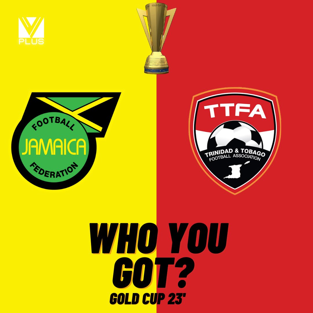 unveilplus's tweet photo. #MatchUp Jamaica versus Trinidad and Tobago, a win would see Trinidad and Tobago qualifying to the next round!!⁣
⁣⁣⁣⁣⁣⁣⁣⁣
Comment your winner 🇯🇲or 🇹🇹⁣⁣
⁣⁣⁣⁣⁣⁣⁣⁣
#JAMvTT #GoldCup #GoldCup23 #Jamaica #Trinidad #Tobago #SupportCaribbean #OneSportingCaribbean https://t.co/qUxQbJpfSs