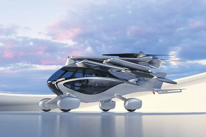 with the first car certified to fly, are eVTOLs about to radically transform air transport?    designboom.com/technology/fir…