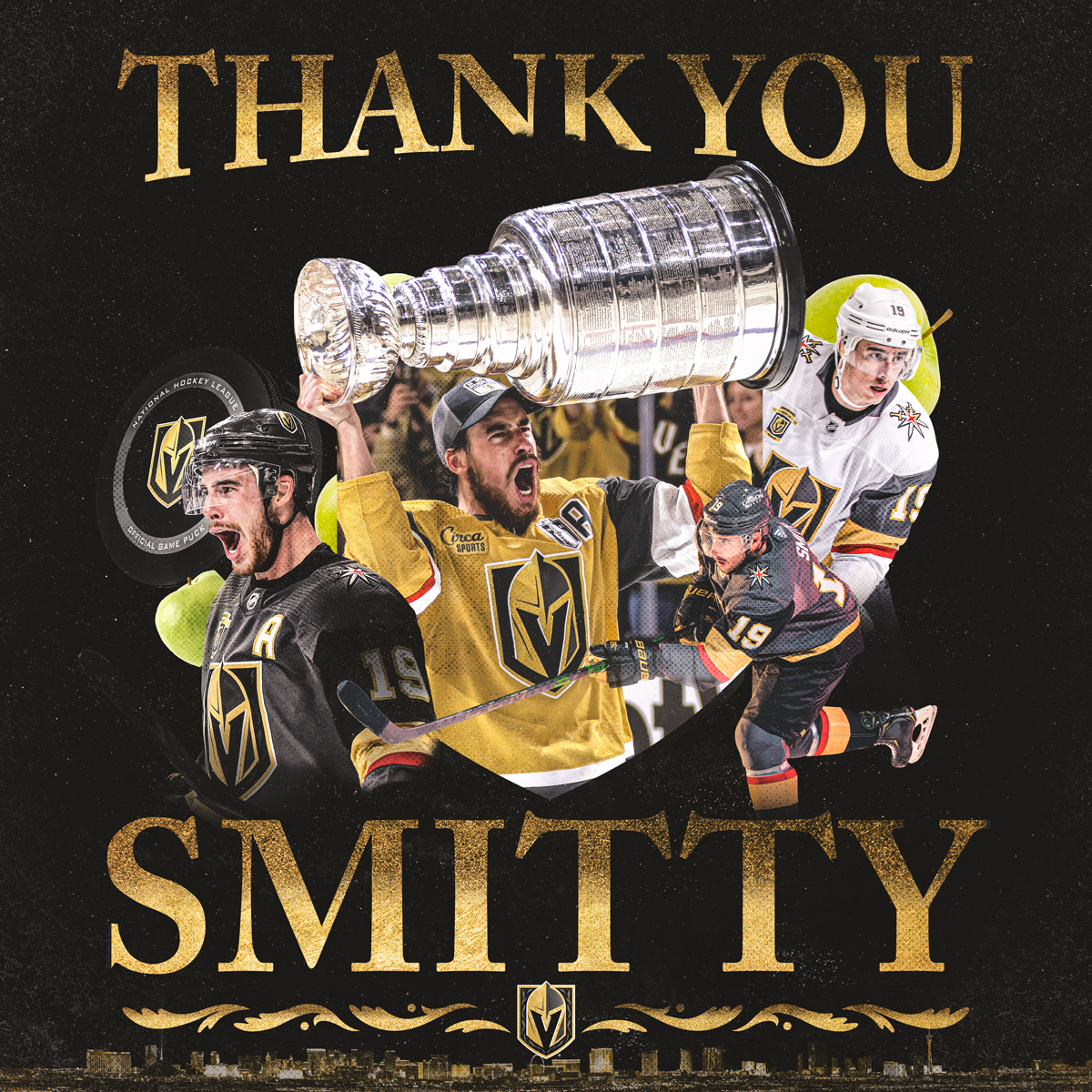 An original Misfit. A leader on the ice and in our community. A Stanley Cup Champion.

Thanks for the memories, Reilly. Vegas will always love you 🍏💛

#VegasBorn
