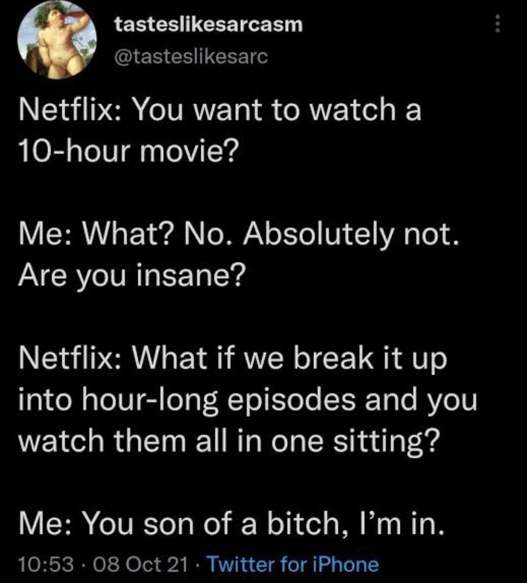 binge watching in a nutshell