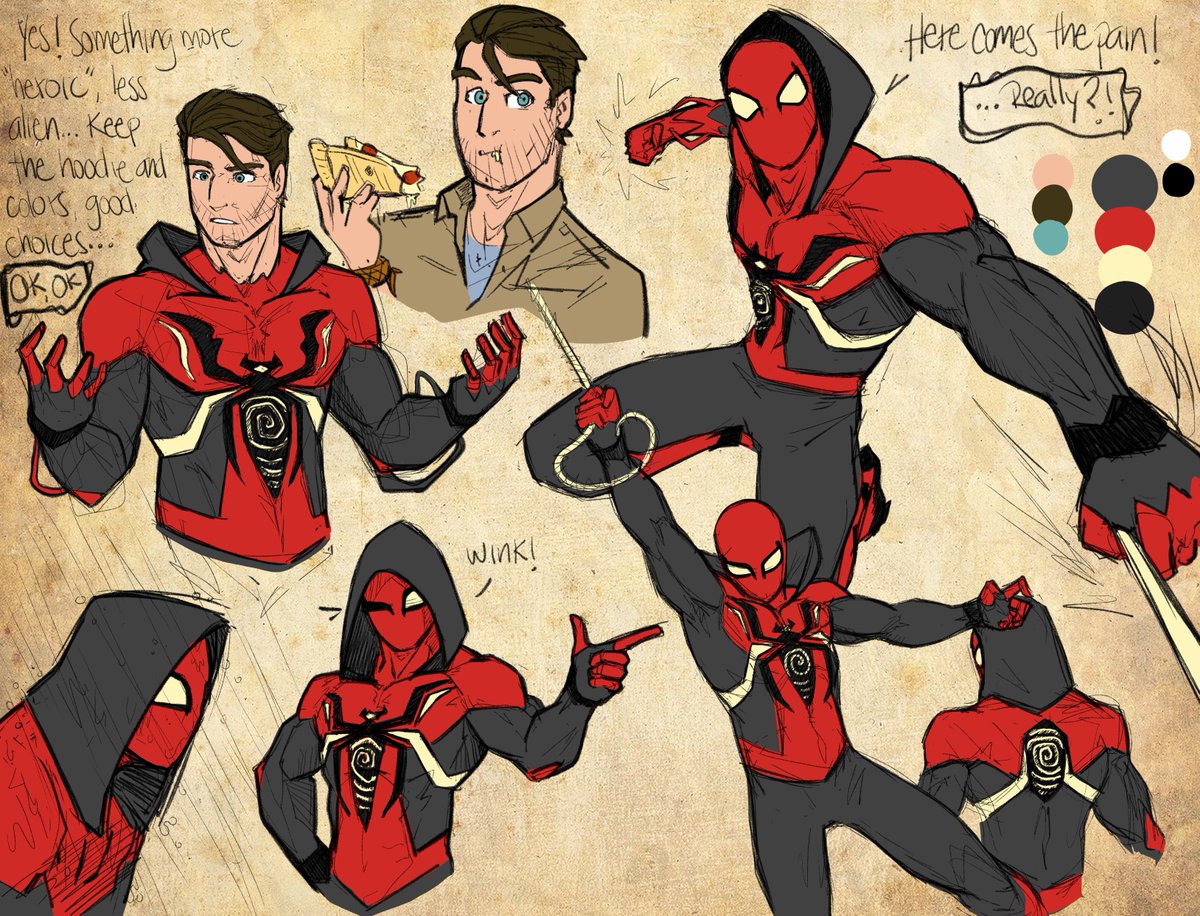 ViviendoN1Comic's tweet photo. #characterdesign #sketch #spiderpersona #spiderman #bosquejo #diseñodepersonajes #dibujo #drawing https://t.co/sBKTVBOuu8