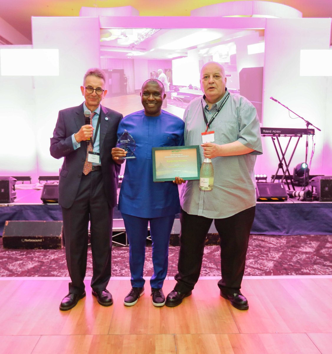 Congratulations to Kingsley Akano from Wenlock Barn TMO who won Board member of the year at our conference on Saturday, very well deserved