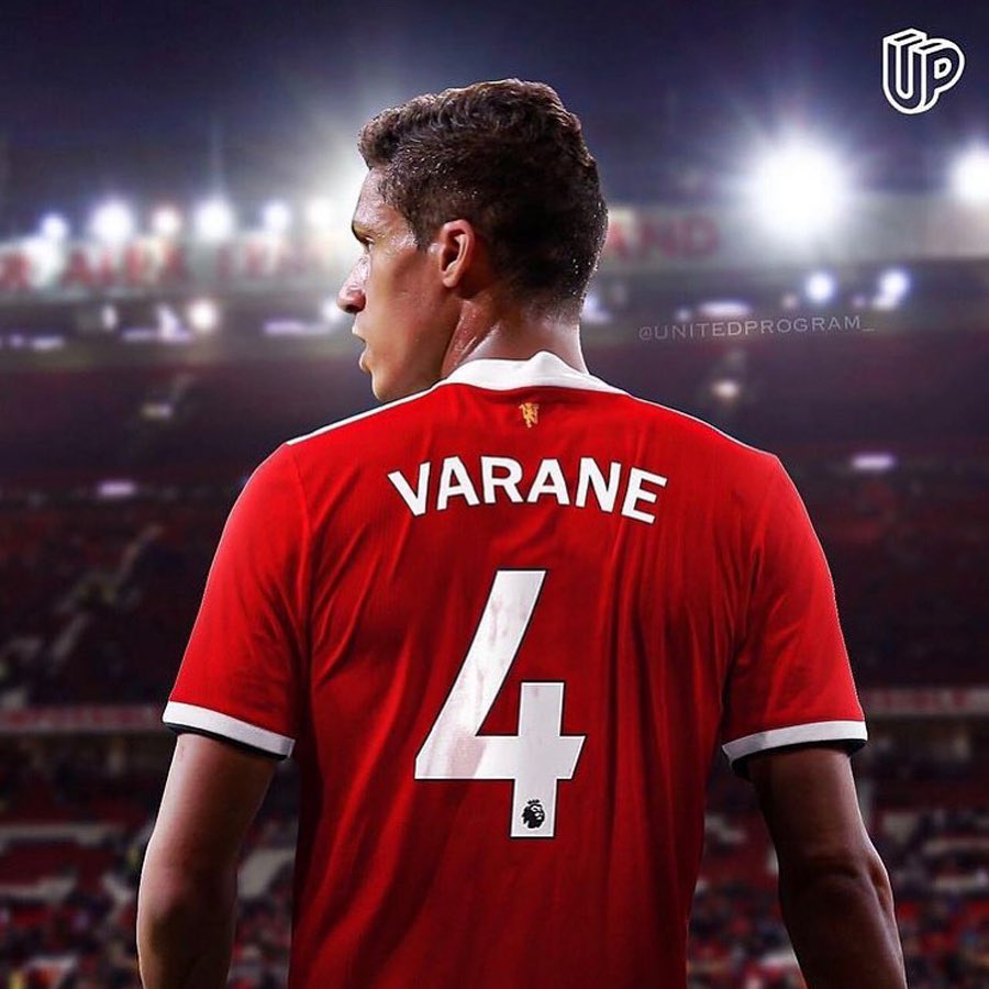 Varane getting his #4, I'll be there no matter what😍