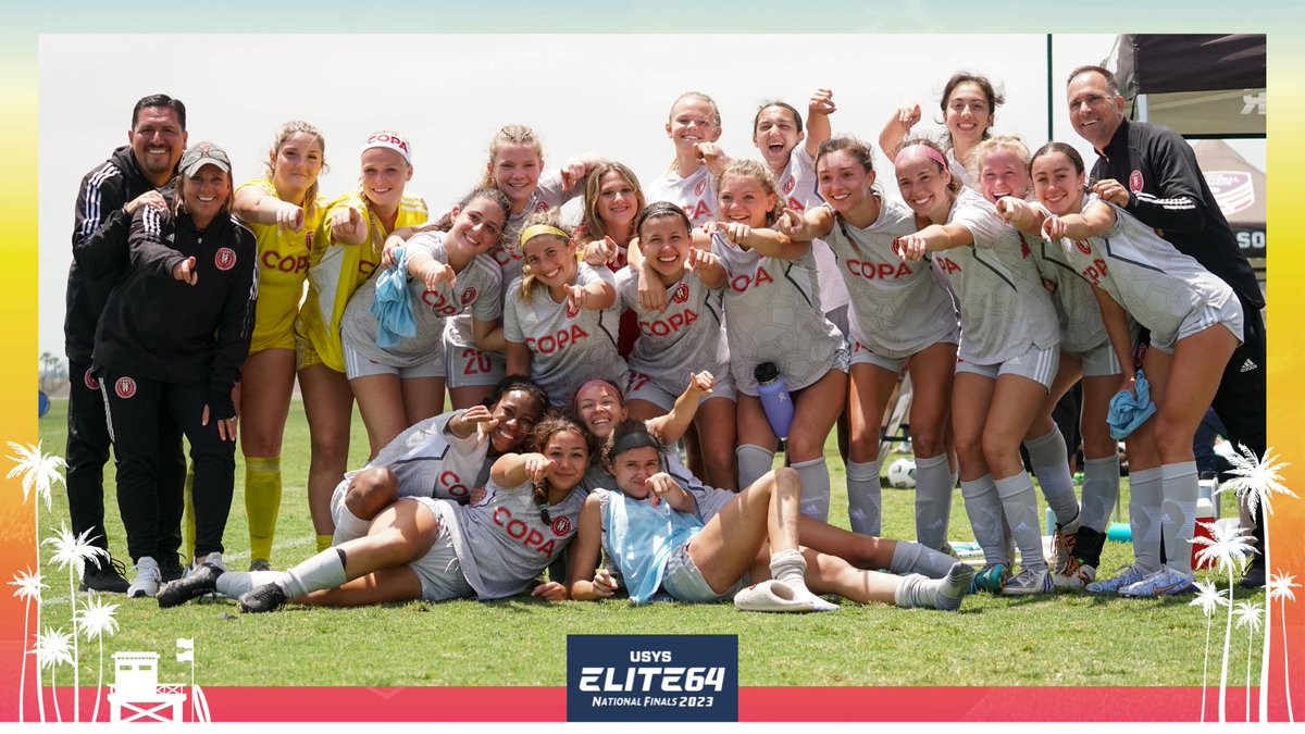 Congrats to <a href="/FC1974GLSA/">GLSA FC 1974 Libertyville</a> and <a href="/FCCopa/">FC Copa Academy</a> on advancing to the 17U Girls championship game at the E64 National Finals!

#EveryMomentCounts | #EarnYourPlace