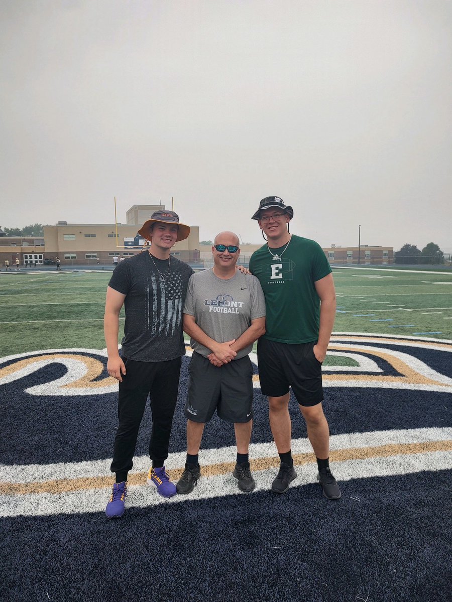 Lemont High School Football (@lemont_football) on Twitter photo Thanks <a href="/mikestricker04/">Michael Stricker</a> and <a href="/mack_indestad/">Mack Indestad</a> for stopping by camp this morning! Great to have alumni back visiting <a href="/C4eliteJ/">John Coneset</a> #OneTownOneTeam #WeAreLemont Thanks <a href="/mikestricker04/">Michael Stricker</a> and <a href="/mack_indestad/">Mack Indestad</a> for stopping by camp this morning! Great to have alumni back visiting <a href="/C4eliteJ/">John Coneset</a> #OneTownOneTeam #WeAreLemont