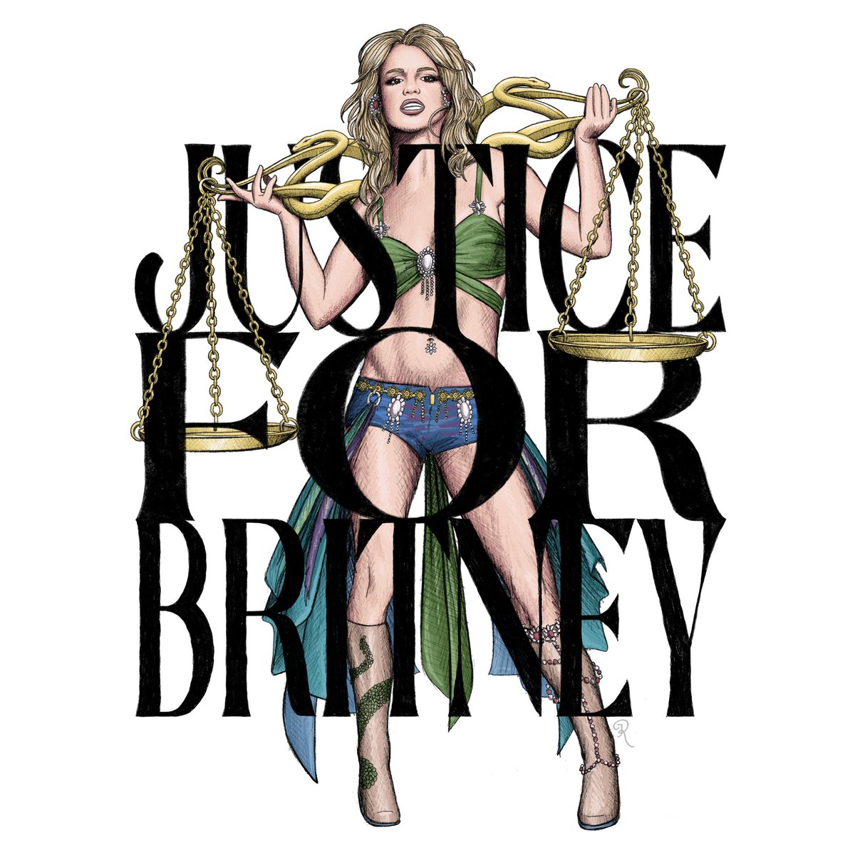 It’s not about the money. It’s about #JusticeForBritney ⚖️ #Justice4Britney #FreedBritney #FreeBritney  #Britney #BritneySpears #BritneyArmy #Justice #LadyJustice #ScalesOfJustice #ImASlave4U #Slave4U #DigitalArt #DigitalArtist #DigitalDrawing #DigitalIllustration  @britneyspears