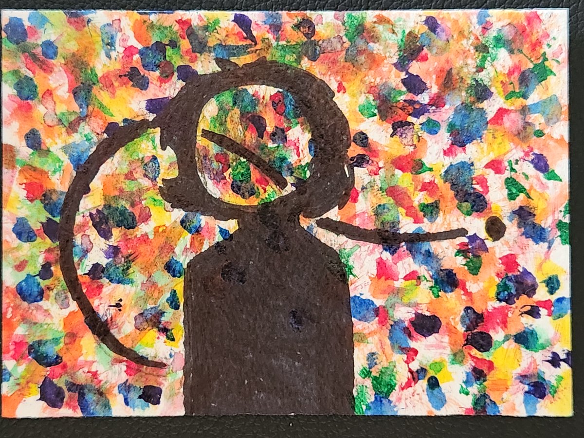 conceptofFUN's tweet photo. Finally got access to my final art project stuff again, so here's a (very short) thread of all of the "Artist Trading Cards" I made! 🧵 https://t.co/sZIScHZTUE