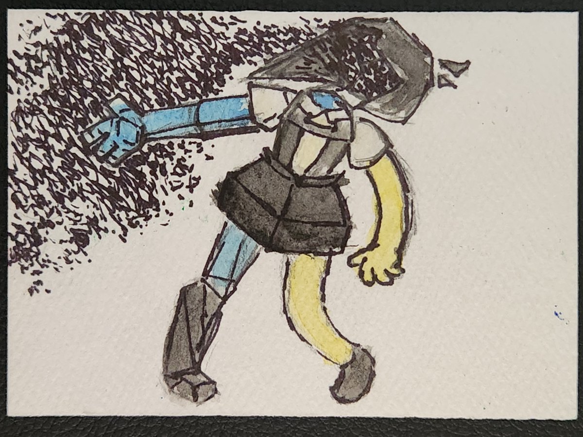 conceptofFUN's tweet photo. Finally got access to my final art project stuff again, so here's a (very short) thread of all of the "Artist Trading Cards" I made! 🧵 https://t.co/sZIScHZTUE