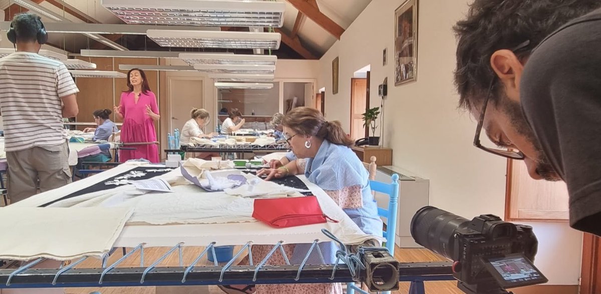 El MASS acoge la grabación de #LaboratoriUM de la Universidad de Murcia, un programa que une ciencia y arte, que se emitirá en <a href="/la7tele/">La 7</a>, y que se ha centrado en el bordado lorquino que se desarrolla en el Paso Azul y los magníficos resultados que se consiguen en nuestros mantos