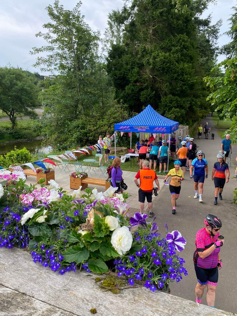 HawickBelles's tweet photo. Sunday saw 103 women from as far a field as Perth, Renfrewshire and Edinburgh take part in the 27 or 42 mile Midsummer Breeze Sportive 2003. 
@BreezeScotland 
@ScottishCycling https://t.co/f7F0O1EpDi