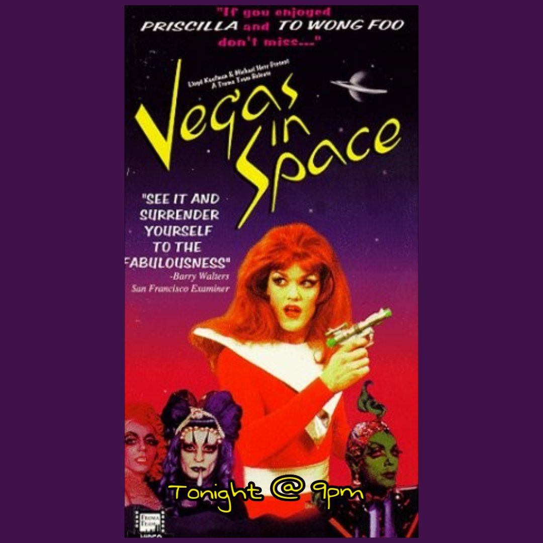 sessionablepdx's tweet image. Three soldiers are ordered to change their sex (via a pill) and are sent on a secret mission (undercover as show girls) to the women only planet of Clitoris&apos; capital city &quot;Vegas in Space.&quot;#badmoviegoodbeer #badmovienight #dragqueensinspace @sessionablepdx
