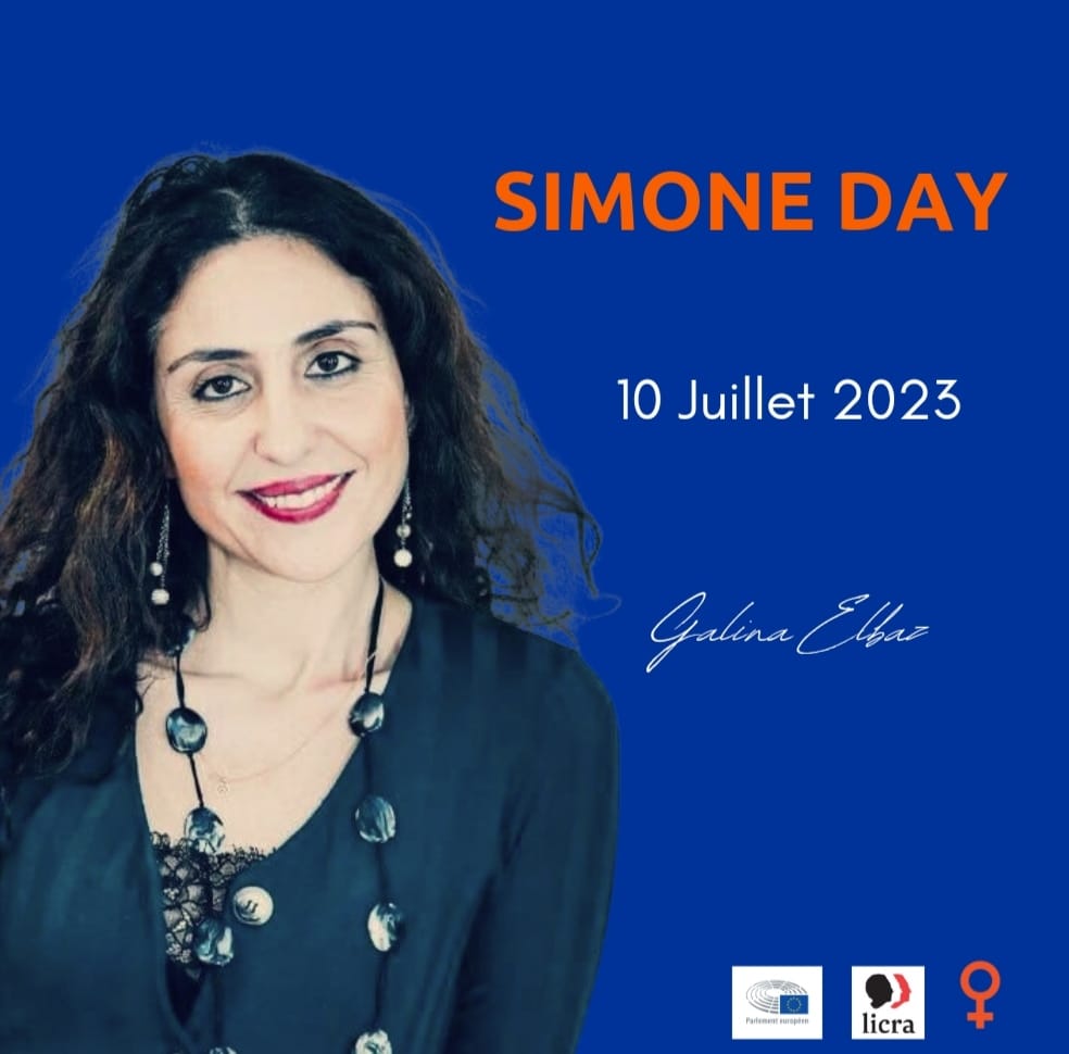 Femmes_Dem's tweet photo. J-11 #SimoneDay 🇪🇺
@GalinaElbaz, avocate et Vice-Présidente de la @_LICRA_, nous fera l'honneur de sa présence le 10 juillet au Parlement Européen pour la conférence en hommage à #SimoneVeil.
🔸Infos📧contact@femmesdemocrates.fr
#AvecElles #AvecSimoneVeil #Europe https://t.co/PyrJj6ZBdo