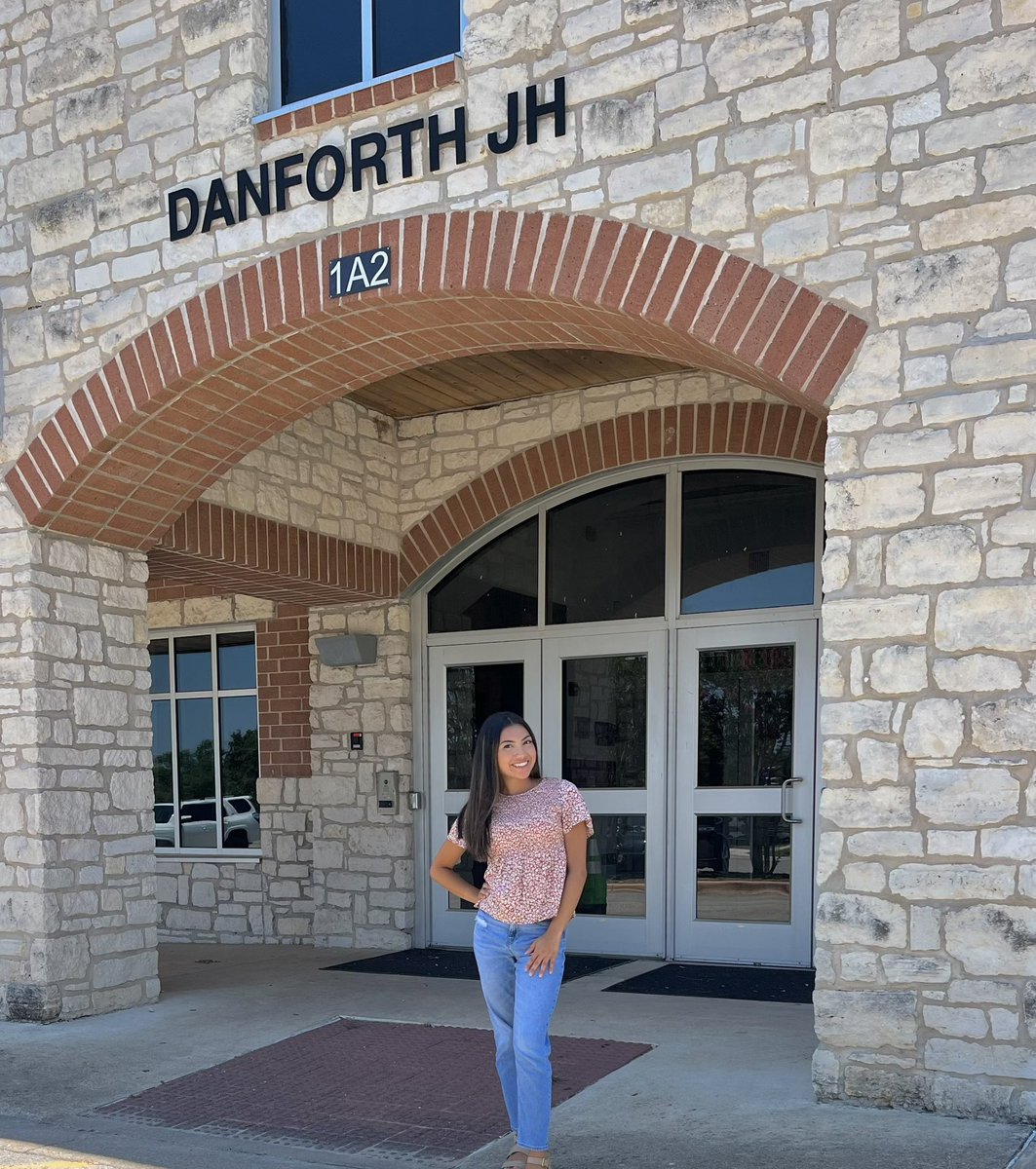 Proud to announce that Kacey will be starting her second year as an ELAR teacher at Danforth Junior High.  Her 💙 is in the hill country, as she gets to return to her alma mater.  Congratulations, Miss Parker (2.0)! #texanpride🌟