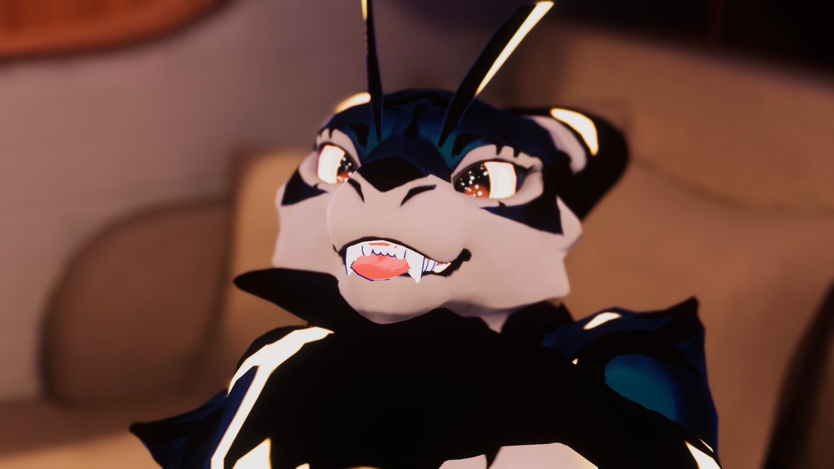 BlueBe__'s tweet image. *Looks at you*
"Hey you! Stay adorable!"

"Cute purr growl noises*
/end scène