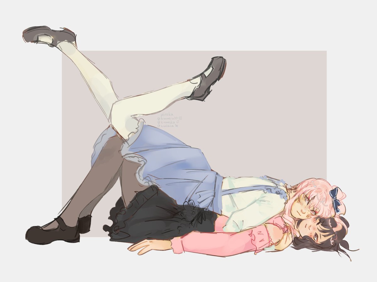 kiamejka's tweet photo. im still not very good at drawing from references (so that it looks natural) but. the sillies https://t.co/SrEmi4IrB0
