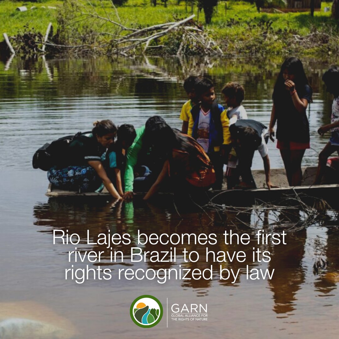 💧Landmark achievement for the #RightsofNature and #RightsofRivers: Brazilian city approves first law guaranteeing rights to Laje River 🇧🇷