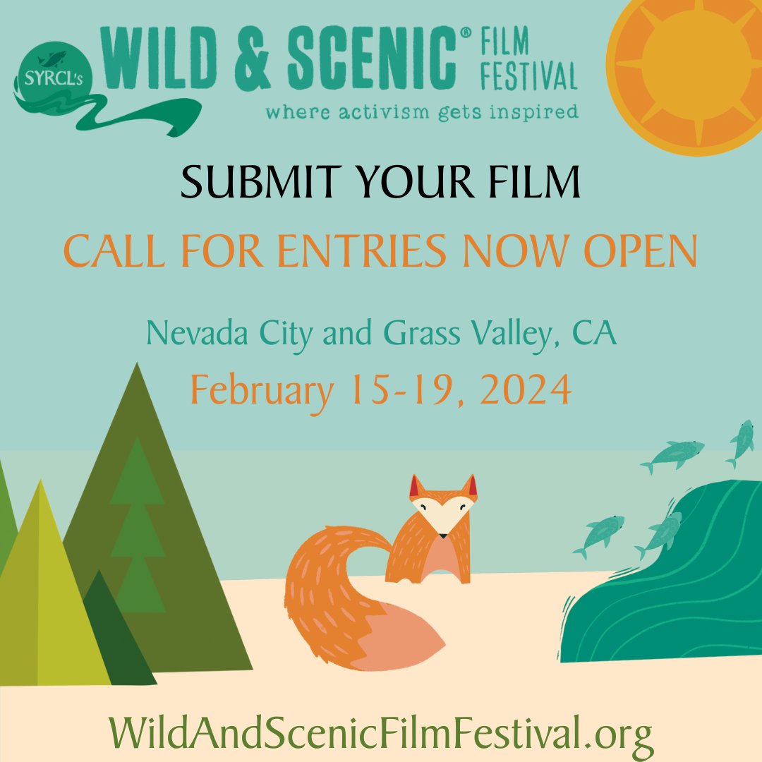 dceff_org's tweet photo. Submissions now open for Wild & Scenic Film Festival 2024. Special consideration given to films that explore the annual theme, Reel Action, paying homage to the festival’s mission to inspire activism. Learn more and submit your film: https://t.co/Tt4ej0g7M8 #WSFF @wildscenicfilms https://t.co/Gs8aEYEphe