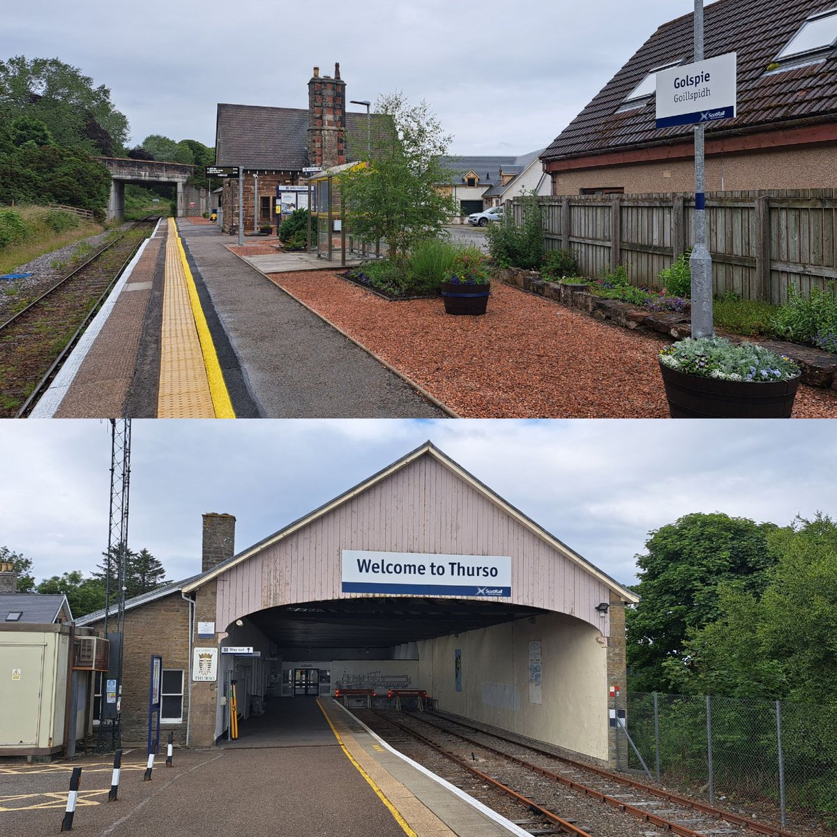 8 stations today.

I've had an enjoyable day today, my multiple run-ins with the Scotrail station maintenance guy at various stations this morning was amusing. 😂

The day overall has been quiet and relaxing, ending with a pleasant evening in Thurso. More tomorrow.