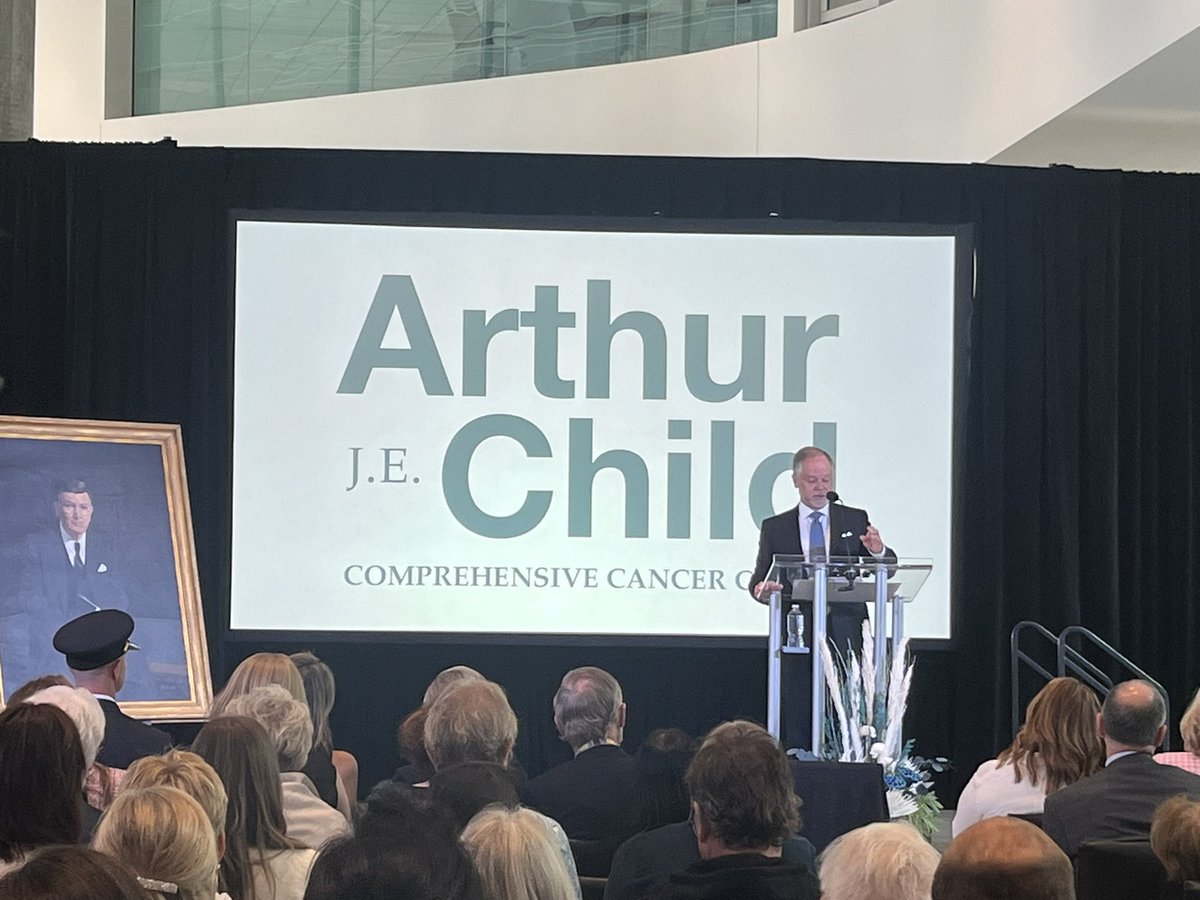 What an honour to be present on this momentous occasion. $50 million to the new “Arthur J.E. Child Comprehensive Cancer Centre” which will truly revolutionize clinical care and research for cancer patients in YYC and beyond. @weowncancer @@UCalgaryMed @Charb_Cancer @UofCr4kids