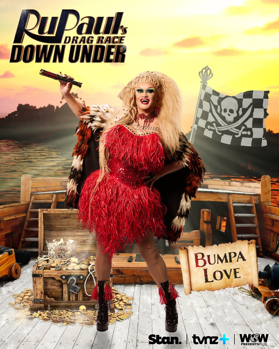 I've got my eye on the BOUNTY!✨ Get ready for Season 3 of #DragRaceDownUnder, coming 7/28 to <a href="/wowpresentsplus/">WOW Presents Plus</a> (worldwide ex. Canada, UK, &amp; Down Under) @stanaustralia (AU) + @tvnz.official (NZ) 👑