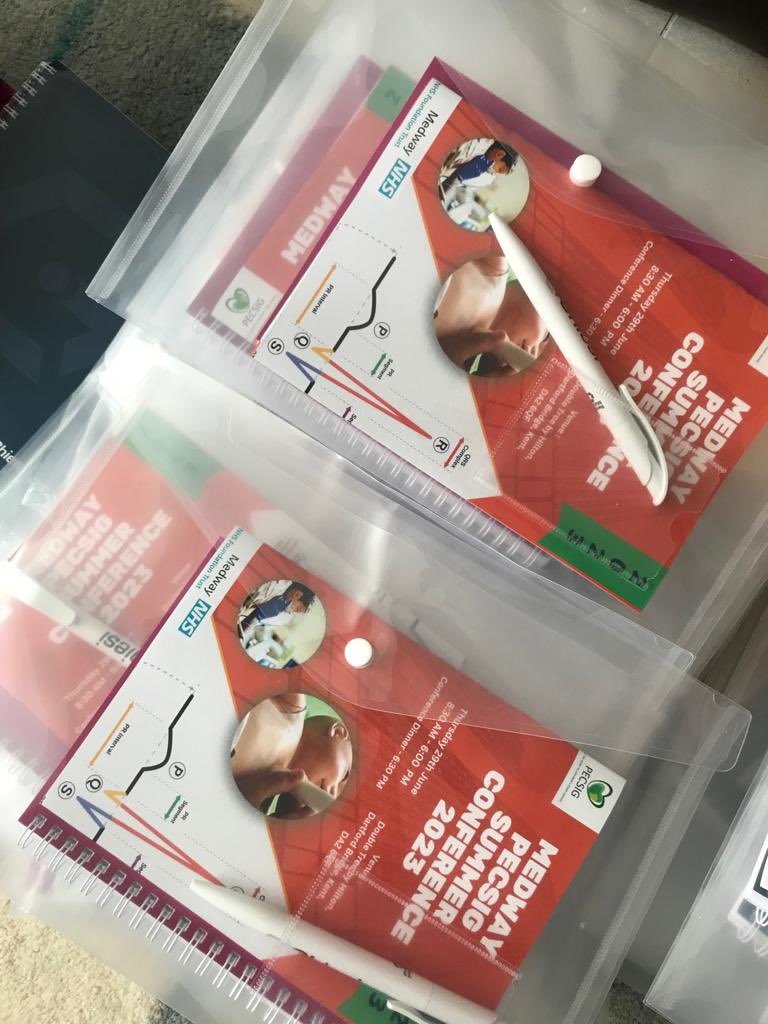 We are thrilled to anticipate the illustrious gathering of registered attendees tomorrow at our conference. Our amazing kids have passionately participated in crafting conference folders, imbuing them with their boundless creativity and dedication. <a href="/MedwayNICU/">Medway NICU</a> <a href="/RCPCHtweets/">RCPCH</a>