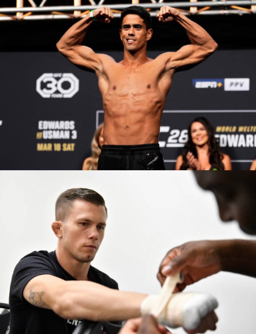 Peleas para los próximos eventos:

  8 de Julio #UFC290 

• <a href="/tatsurotaira/">平良達郎</a> vs Edgar Chairez {<a href="/BigMarcel24/">Marcel Dorff 🇳🇱🇮🇩</a>}

  22 de Julio #UFCLondon 

• <a href="/JafelFilho/">Jafel Filho</a> vs <a href="/DanielBarez/">Daniel Barez Martinez</a> {<a href="/BigMarcel24/">Marcel Dorff 🇳🇱🇮🇩</a>} 

#MMATwitter #MMA #FordewinMMA
