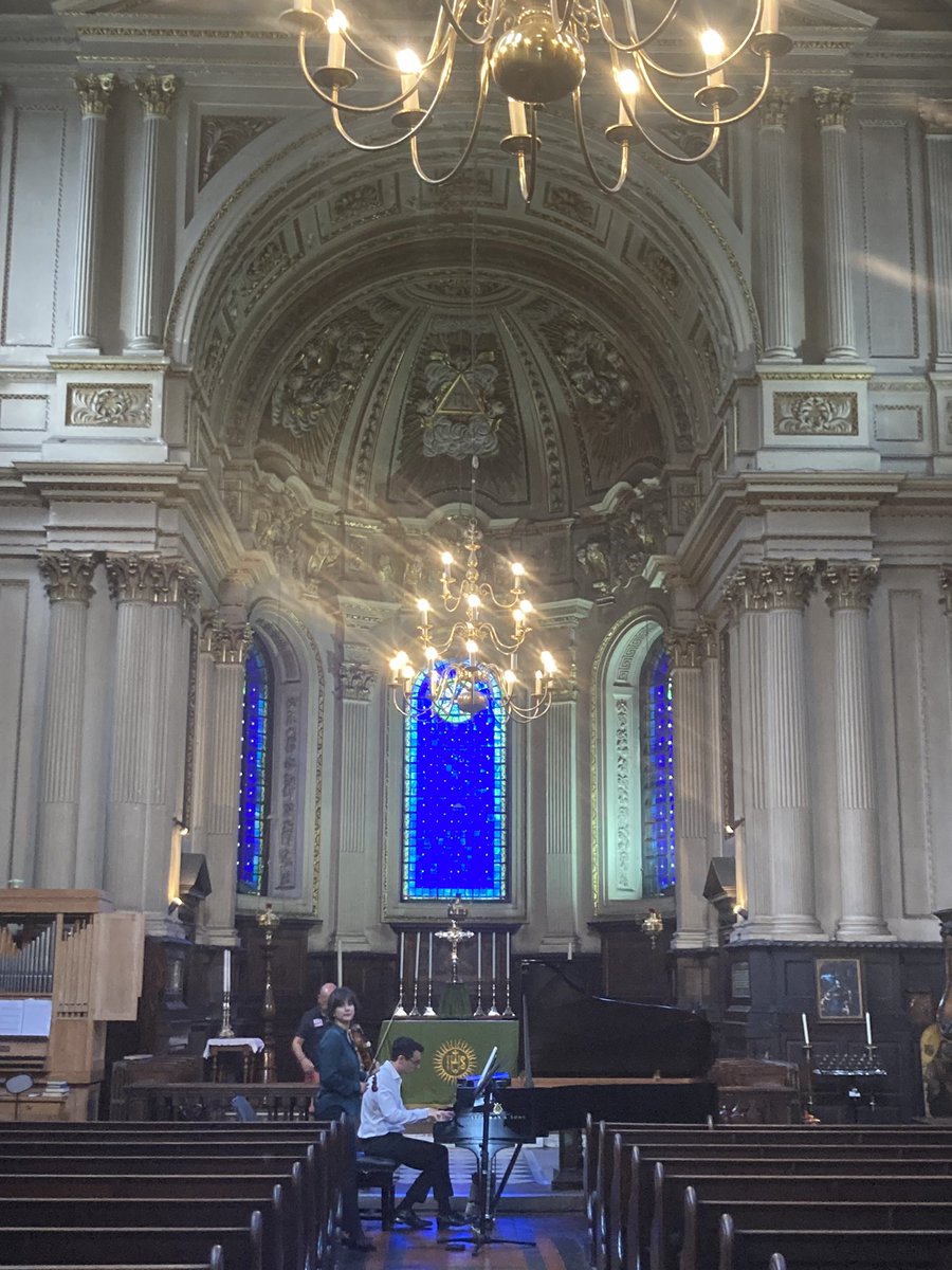 carolinefrmus's tweet photo. Enjoyed introducing the all-Lili Boulanger concert @StMaryleStrand - thanks @TalWalkerPiano for the invitation. Lovely audience &amp; venue https://t.co/TihQMj7LGk