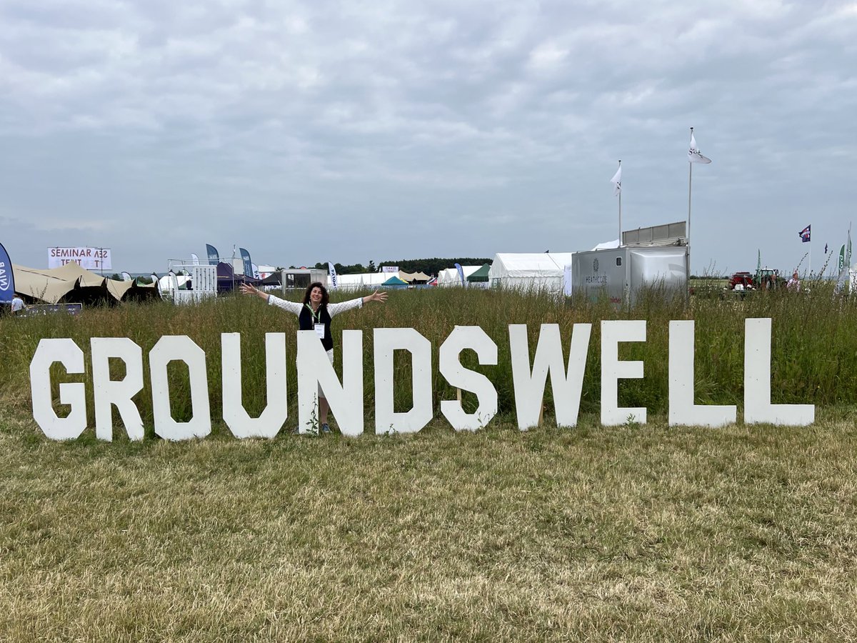 Am at <a href="/Groundswellaguk/">Groundswell</a> &amp; it’s even BIGGER than ever! Will be launching our new <a href="/DungBeetleFarms/">Dung Beetles for Farmers</a> Dung Beetle Assessment &amp; running #DungBeetle workshops. Let’s talk about a biodiverse &amp; #regenerative farming future!