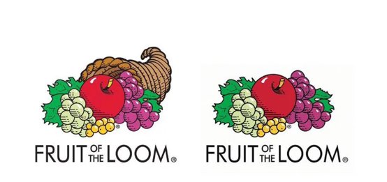 Cora Harrington on X: Fruit of the Loom logo from beginning until now. I  actually thing it would be really cool if an authentic cornucopia item  turned up. But I also think