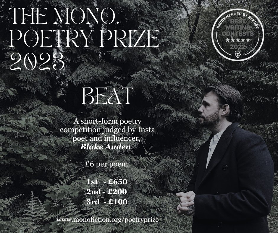 Just over a month to add your voice...enter at monofiction.org