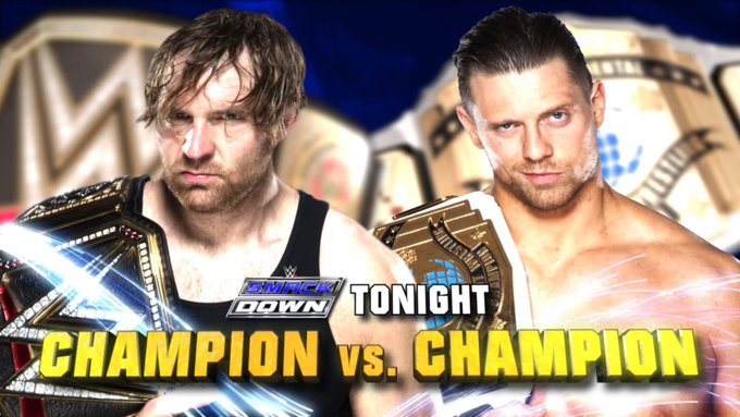 6/28/2016

Dean Ambrose defeated The Miz in a non-title Champion vs. Champion Match on SmackDown from the American Airlines Arena in Miami, Florida.

#WWE #SmackDown #DeanAmbrose #JonMoxley #TheMiz