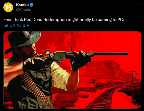 Red Dead Redemption remake could be happening