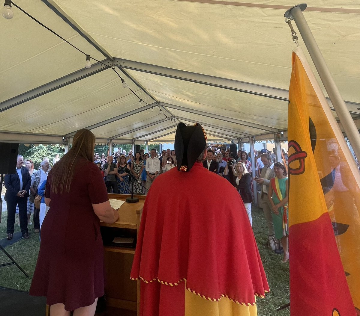 Fière et émue aujourd’hui dans ma chère commune d’Onex pour la réception donnée en mon honneur.