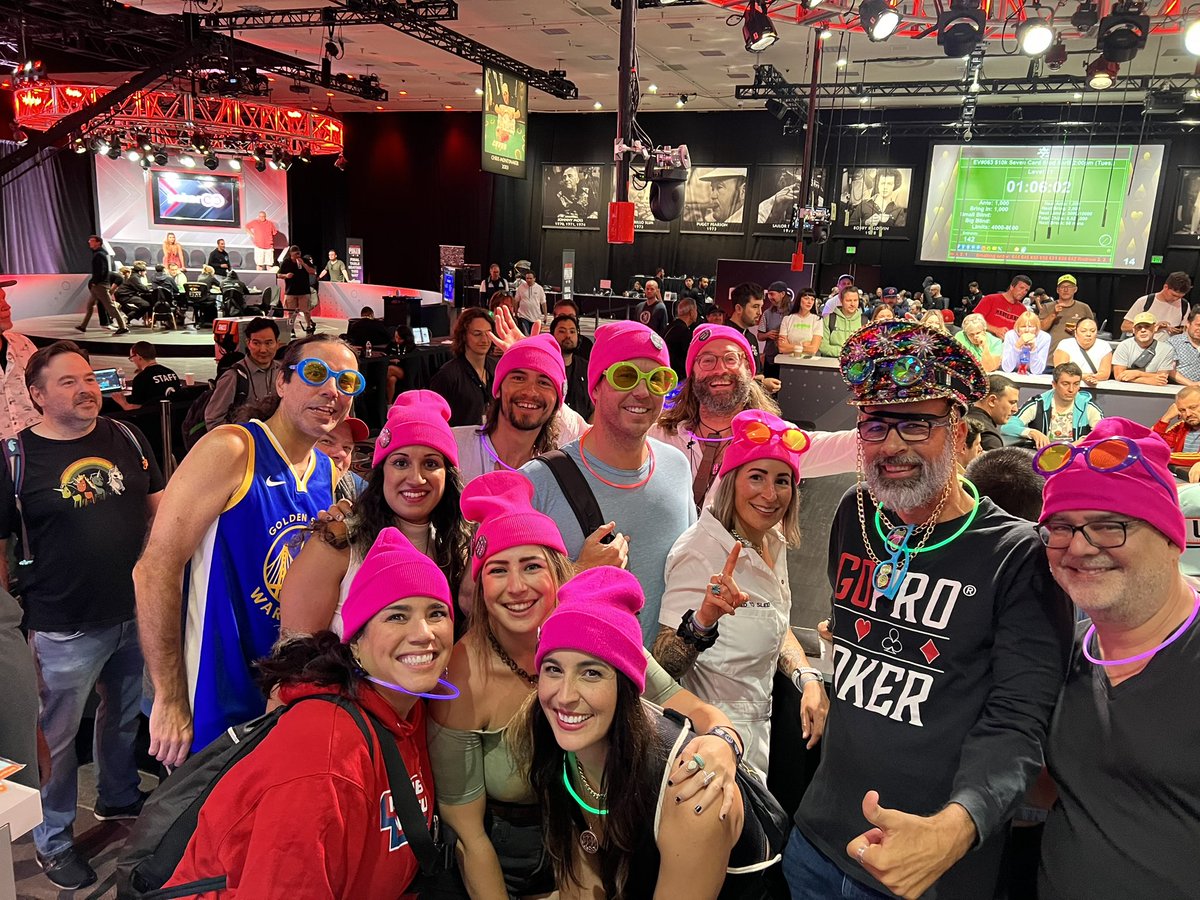 Angelajordison's tweet photo. We are railin’! Let’s go @andirayo! @wsop #millimaker https://t.co/i3r1WL7ZGW