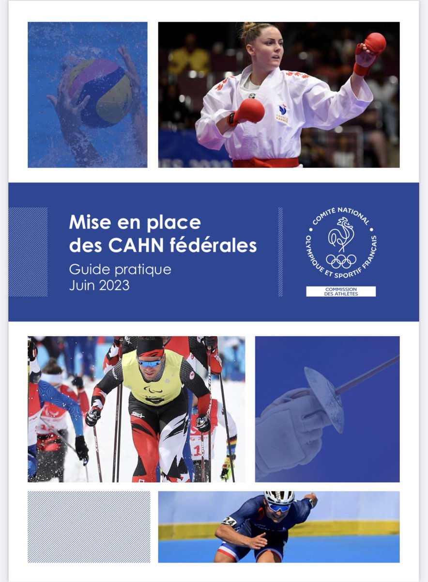📌Sous l’impulsion d’Ayodélé Ikuesan, Delphine Réau et Etienne Germond, membres de la CAHN du CNOSF, cet accompagnement prend aujourd’hui la forme d’un guide pratique de mise en œuvre de ces commissions. 

➡️ le guide : cnosf.franceolympique.com/cnosf/fichiers…

A diffuser un maximum ‼️ #Paris2024