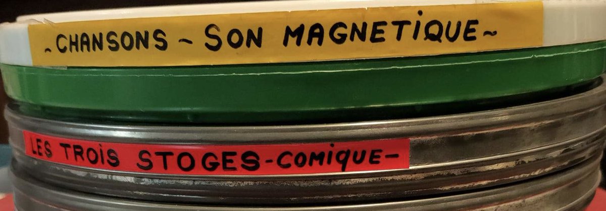 🎞️ Rendez vous à 22h Samedi 1er Juillet rue Claude Baccot pour une projection de 16mm en Plein air dans le cadre de la Fête du quartier Saint-Alyre ! 🎞️

Au programme, deux fictions : « Les six petits » et « Les trois stooges » avec en plus des actualités et pubs de 1960 !