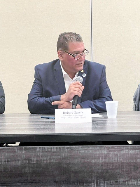 JUSD_Supt's tweet image. I had the honor of presenting with Board President Robert Garcia at the @RCOE Educational Services Summit. I'm very grateful for the wonderful relationship I have with our Board and the work we are doing for students. #jusd #jusdshares #jusdvision