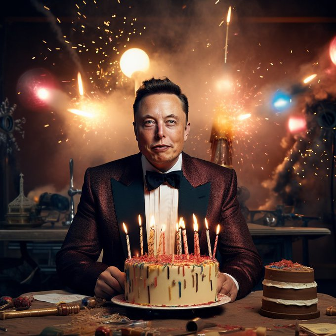 Mary19840722's tweet photo. Happy birthday to Elon Musk！ https://t.co/ccxalQSpxy