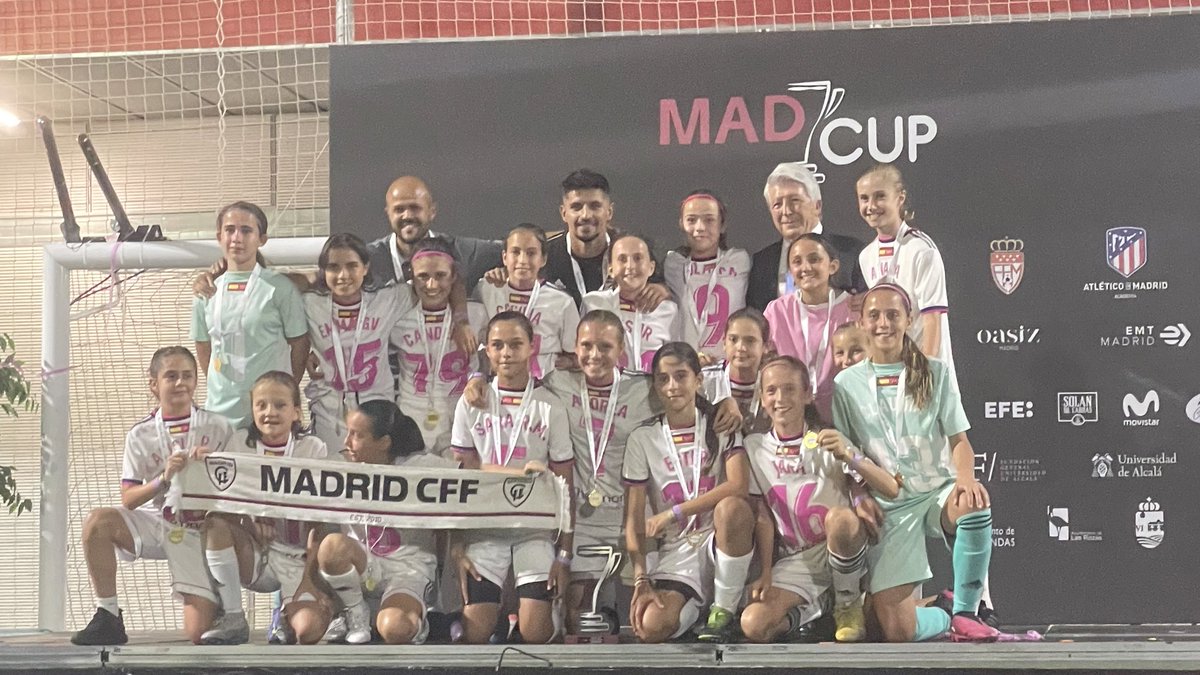 madcupofficial's tweet photo. Campeonas SUB12 #MADCUP2023 👏🏽⚽️🏆 https://t.co/sEQh6KTlcV