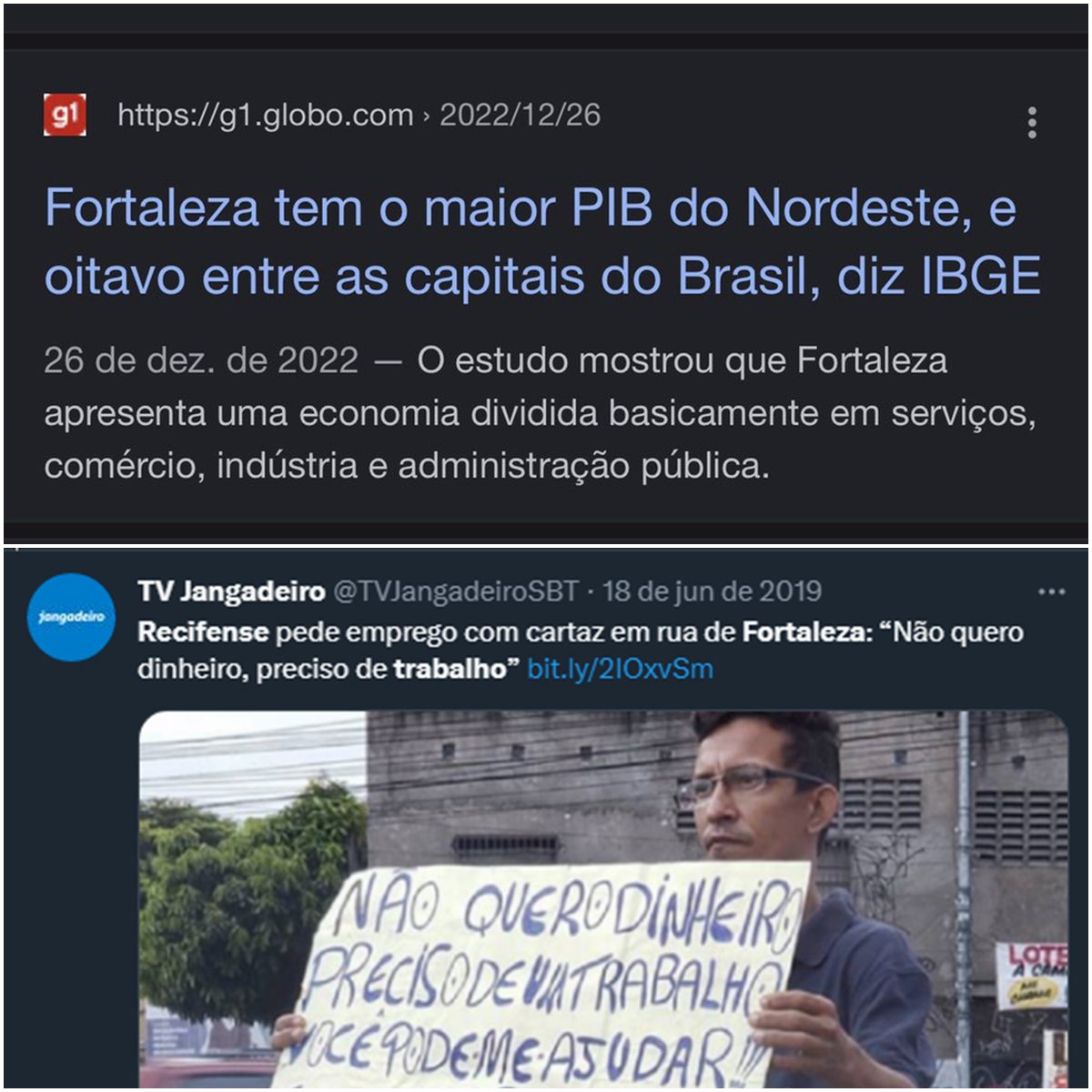 lidiane_ester's tweet photo. @matheuscomunica As pessoas de Recife estão saindo de Recife para morar em Fortaleza

Recife é um cidade cada vez mais pobre e não tem emprego https://t.co/VZhgTPjq47