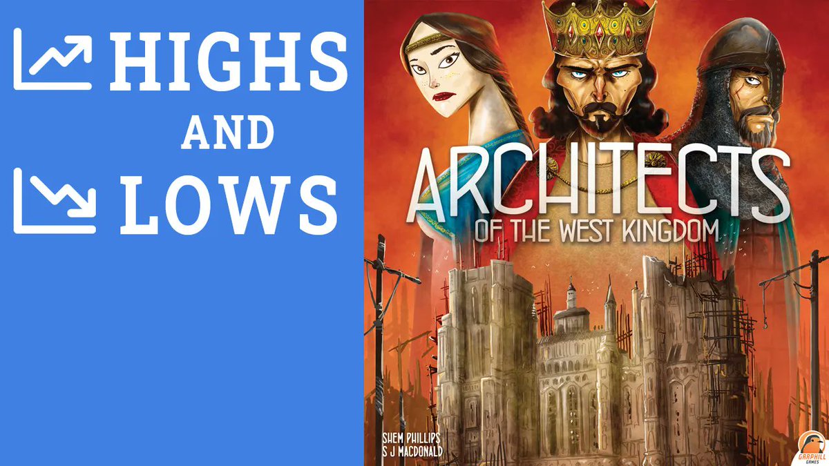 Launching a new series on #youtube today: The Highs/Lows of #boardgames starting with Architects of the West Kingdom buff.ly/3pdgOZW - Let us know your thoughts!