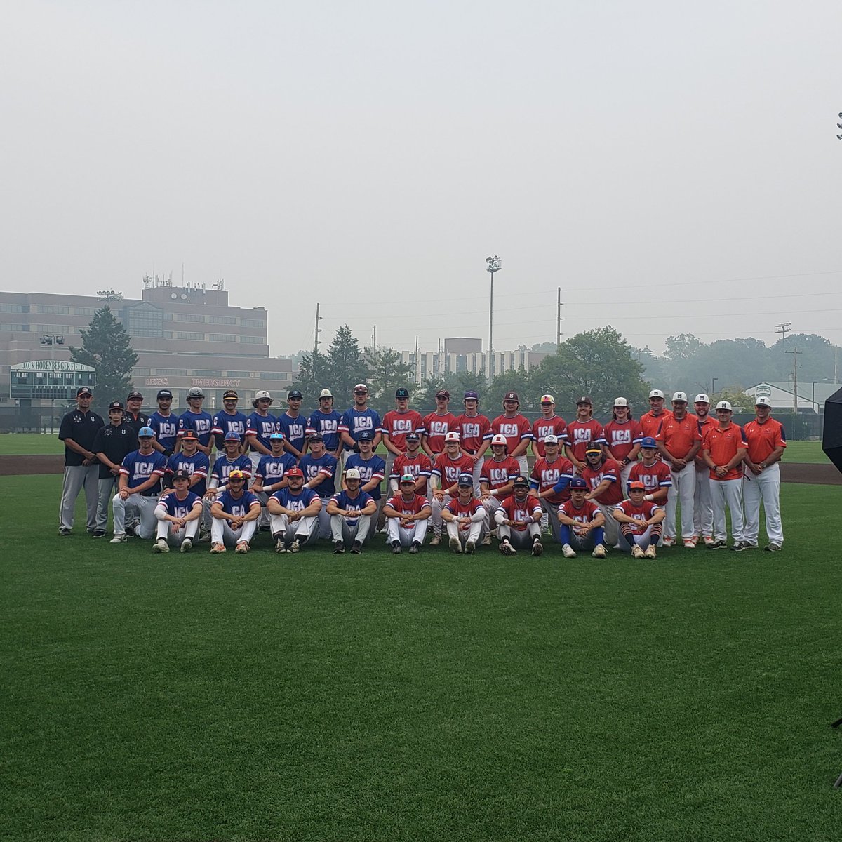 ICA_Illinois's tweet image. The ICA HIGH SCHOOL BASEBALL ALL STAR GAME is getting ready to play today. Game time 5:00pm.