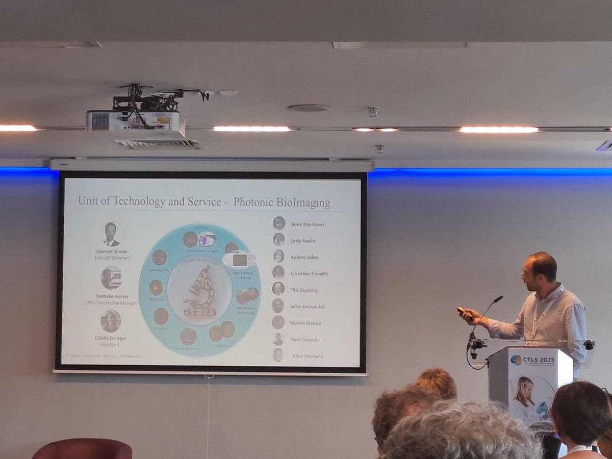 Here in Dublin for the #CTLS2023, @FernandesJ_IP presenting our imaging facility #UTechSPBI of @institutpasteur !!