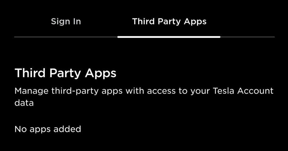 Tesla will be introducing a way to officially register apps (such as our platform) and allow vehicle owners to connect their @Tesla Accounts in a safe, transparent manner.

We’re still awaiting more details (and to sign up ourselves), but this is incredible news for developers.
