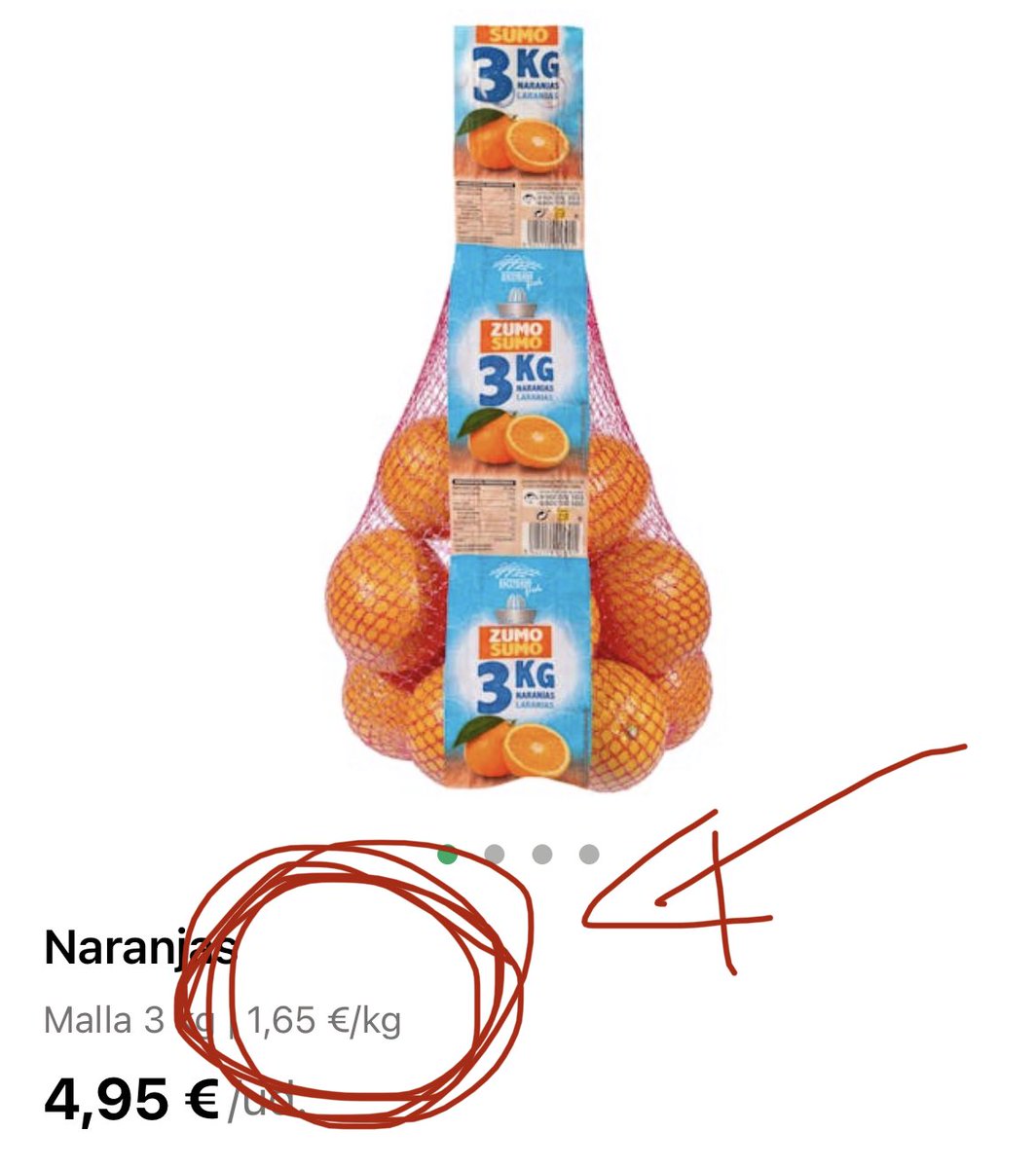 raf232's tweet photo. ⁦@Mercadona⁩ el señor ⁦@NunezFeijoo⁩  compra las naranjas a muy buen precio, pregúntenle dónde. #feijooEH ⁦ https://t.co/94KLNS9rnB