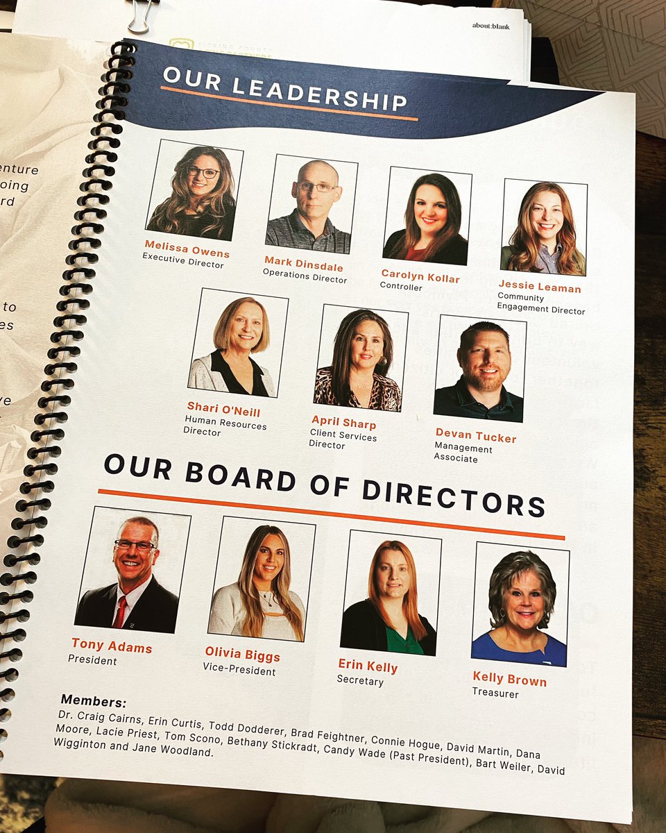 Hot off the press! 🔥The 2022 Licking County Aging Partners annual report is on fire! 

I’m excited to be President in 2023 &amp; 24, alongside Melissa Owens as LCAP’s amazing Executive Director! Let’s go!