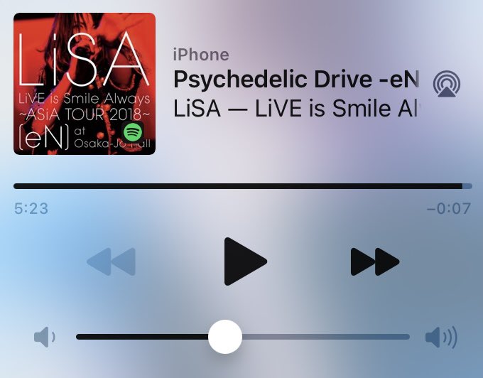 PnNljuTB9bLHgJv's tweet photo. おはようございます☀
今朝のお目覚めの1曲は、LiSAさんの「♪Psychedelic Drive~ASiA TOUR 2018 at 大阪城ホール【eN】Live ver.~」🥰
今日も一日よろしくお願いします🙇♂️
今日もいい日だっ!
#Spotify
#LiSA #PsychedelicDrive
#ASiATOUR2018 #eN #大阪城ホール
#LiSAッ子と繋がりたい https://t.co/DYCvQZ4KOT