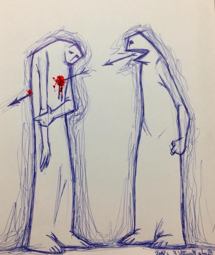 Sözler de acıtır..