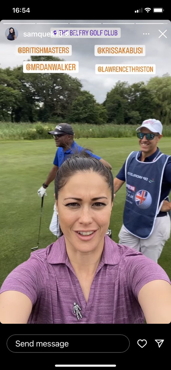 GFB2108's tweet photo. @SamanthaQuek @mrdanwalker @british_masters 
A true pleasure to join you all today at the Belfry. Looking forward to seeing how the pros compare tomorrow https://t.co/mTFNpOh1Sf